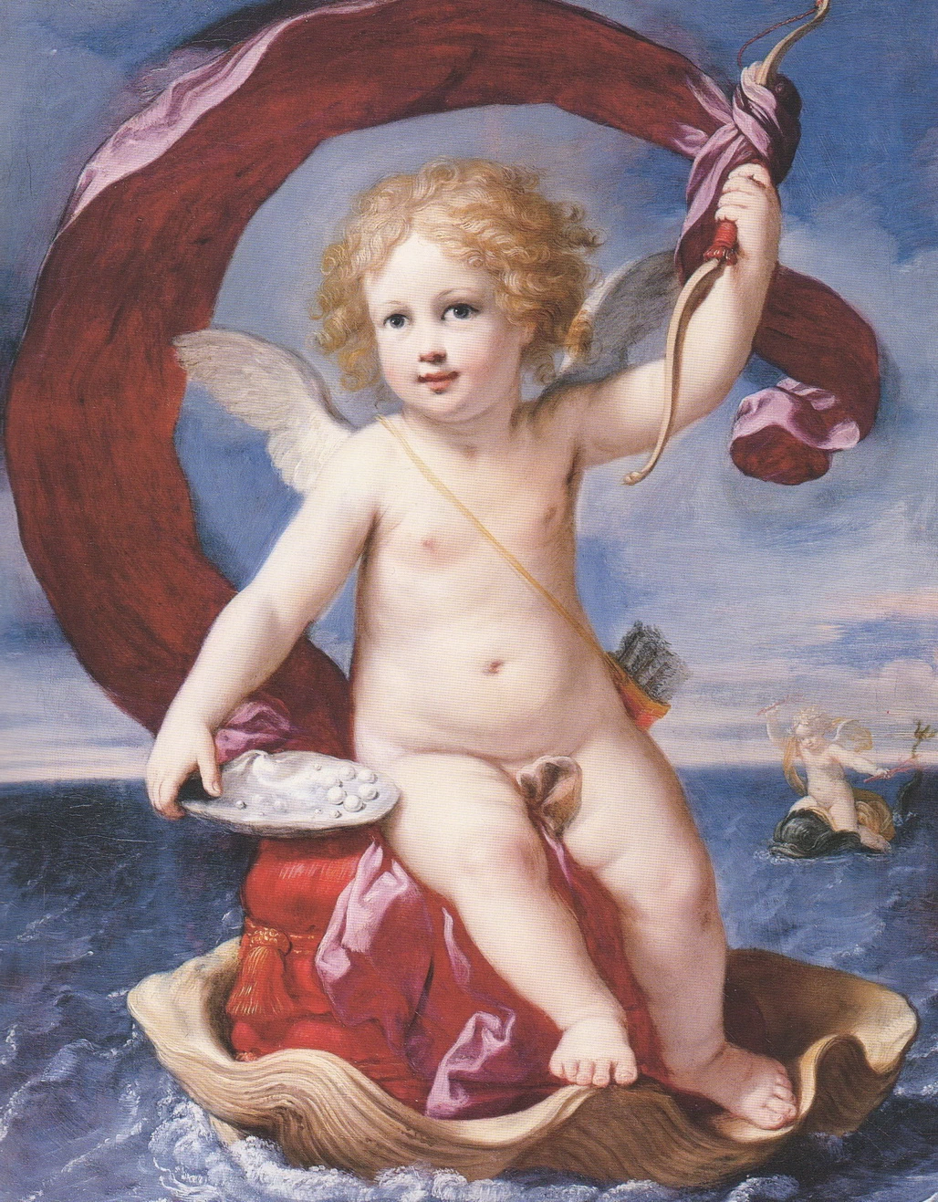 Cupido trionfante in mare Amorino Medici, 1661